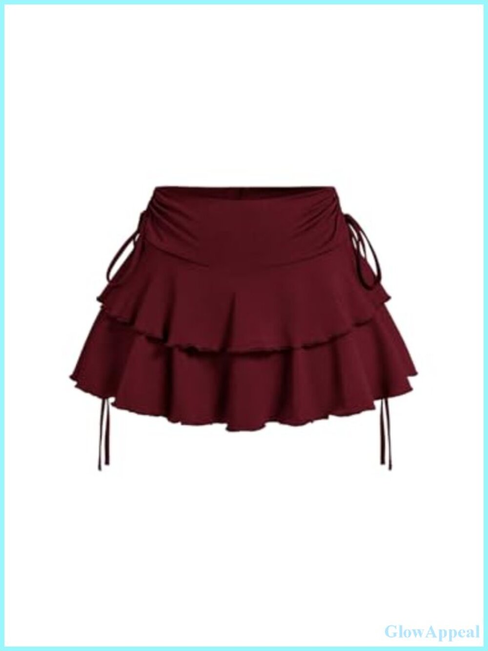 Verdusa Womens Y2k Ruffle Mini Skirt Bow Side Flowy A Line Cute Short Skirts